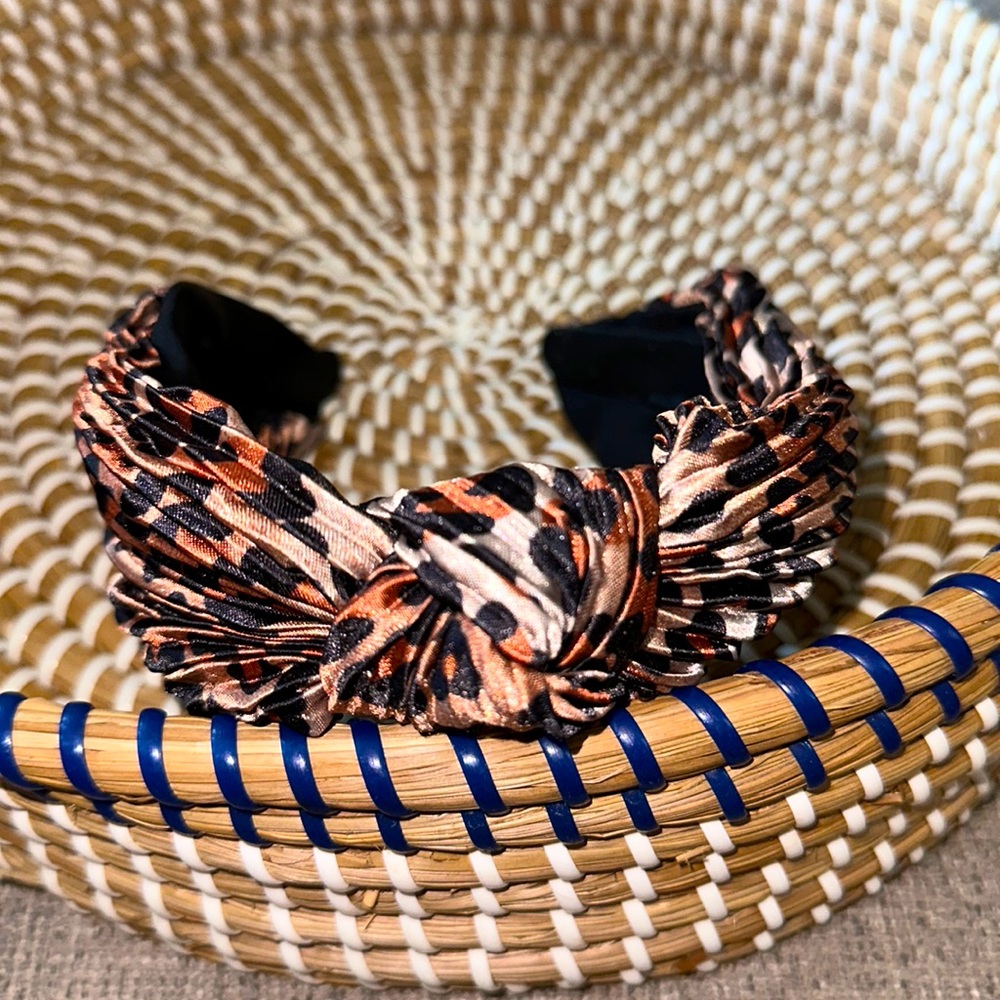 Leopard headband